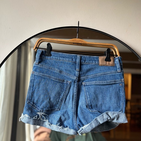 MADEWELL | high rise denim shorts | size 27 - Picture 4 of 5